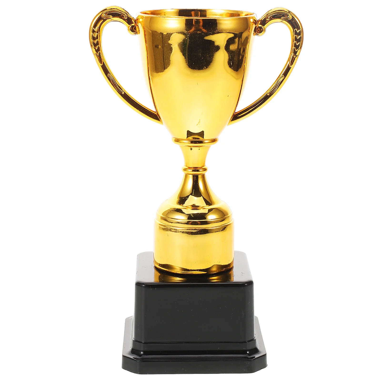 Plastic Trophy Cup Award Exquisite Workmanship Bright Color Surface Elegant Attractive Party Celebration Rewards Small