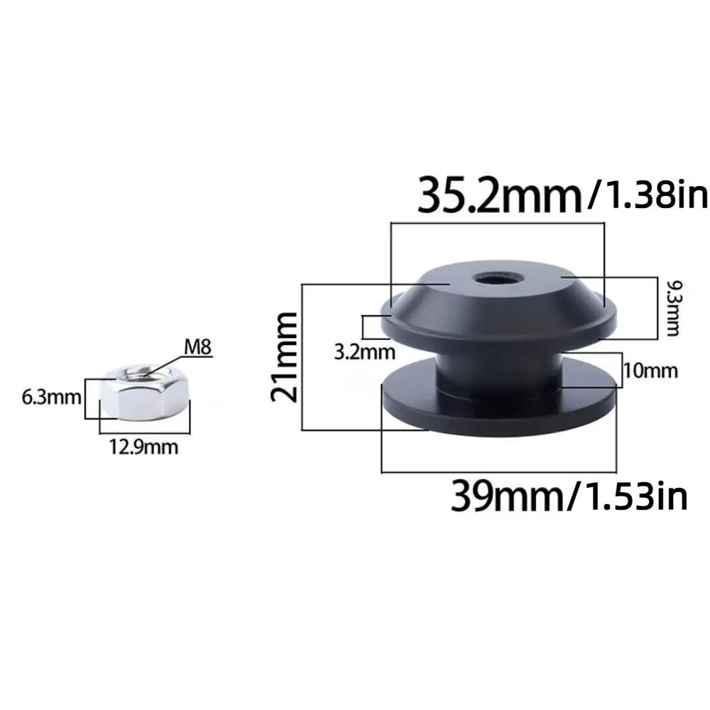 Soporte ligero para cadena de bicicleta, diseño de ranura en H, retenedor de cadena ajustable, soporte suave y duradero, buje Virtual fijo para exteriores