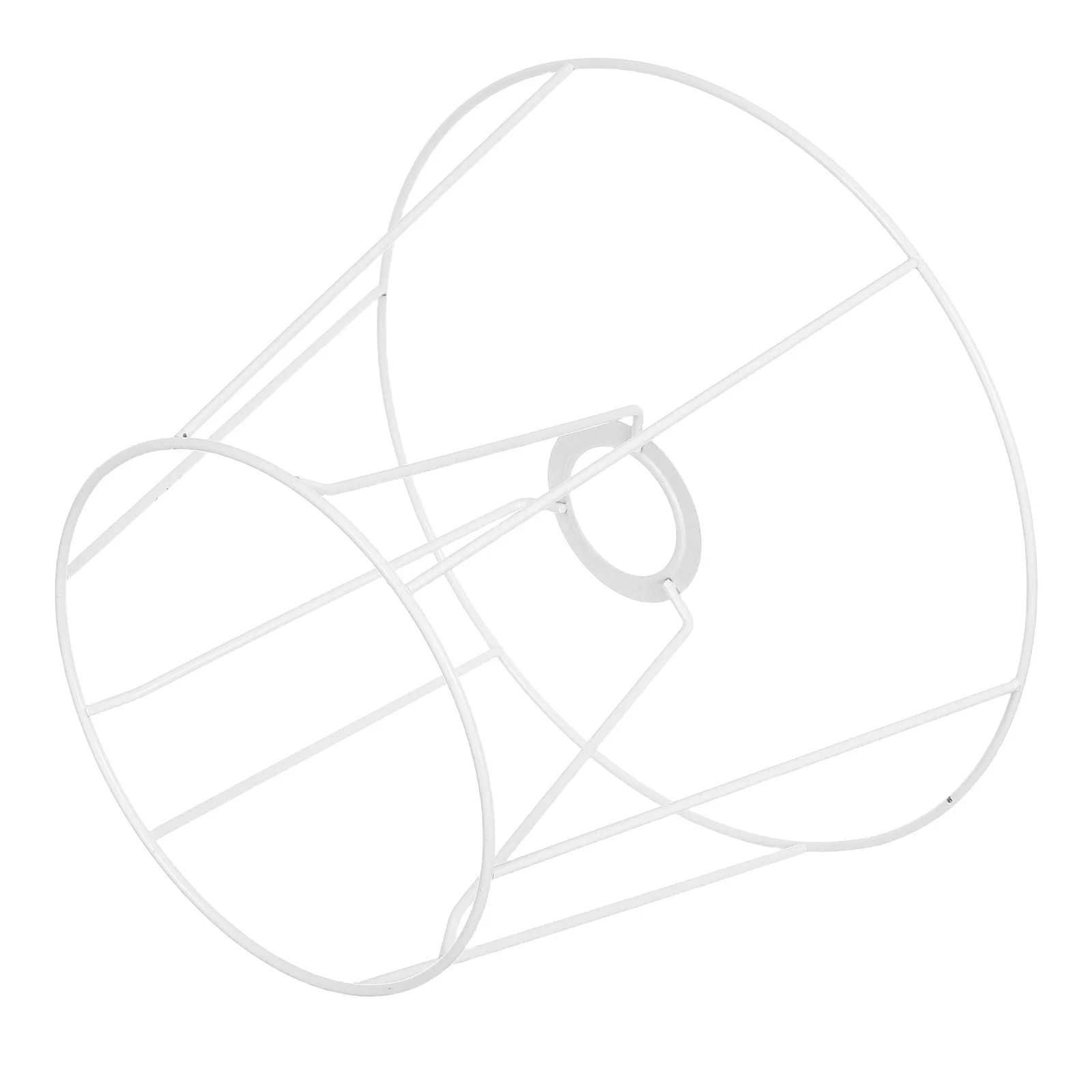 

Lamp Shade Frame: Adjustable Iron Wire Cage For E27 Socket Hollow Metal Pendant Diy Hanging Lampshade Kit Bedroom Living