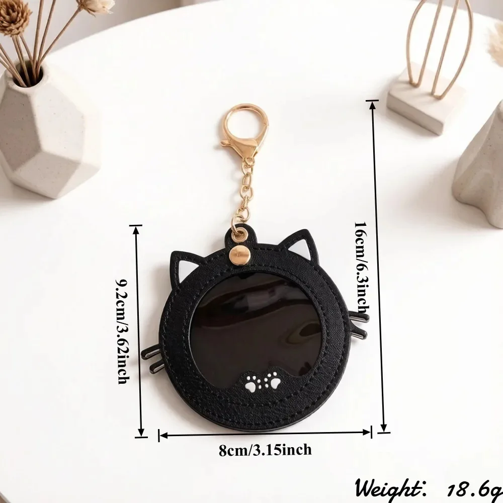 Neuer süßer Katzen-Flauschig-Sammelbeutel, Star-Anime-Merchandise-Schlüsselanhänger, Display für kleine Medaillen, Auto-Schlüsselring, INS-Anhänger, Geschenk, Großhandel – Detail 5