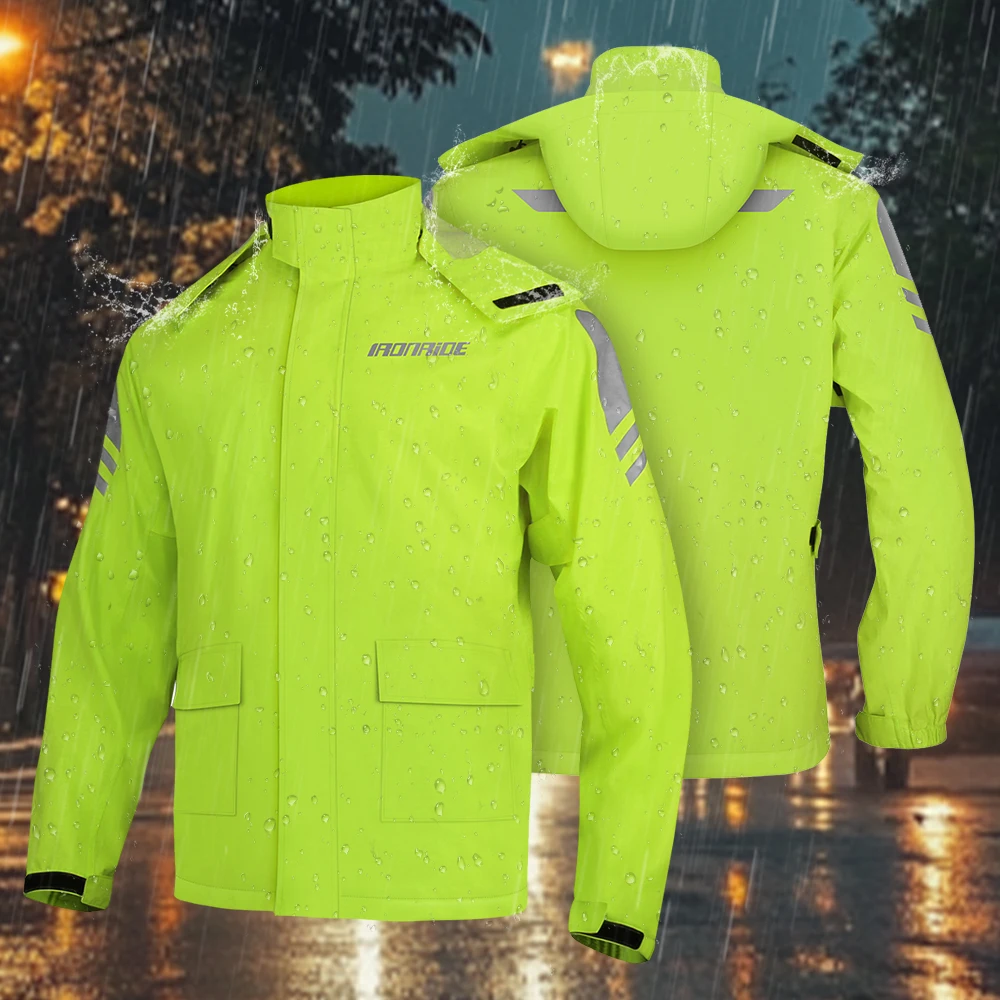 Motorbike Raincoat Suit Rainstorm Prevention Jacket Pants Adult Breathable Fishing Raincoat Moto Raincoat Motorcyclist Rain