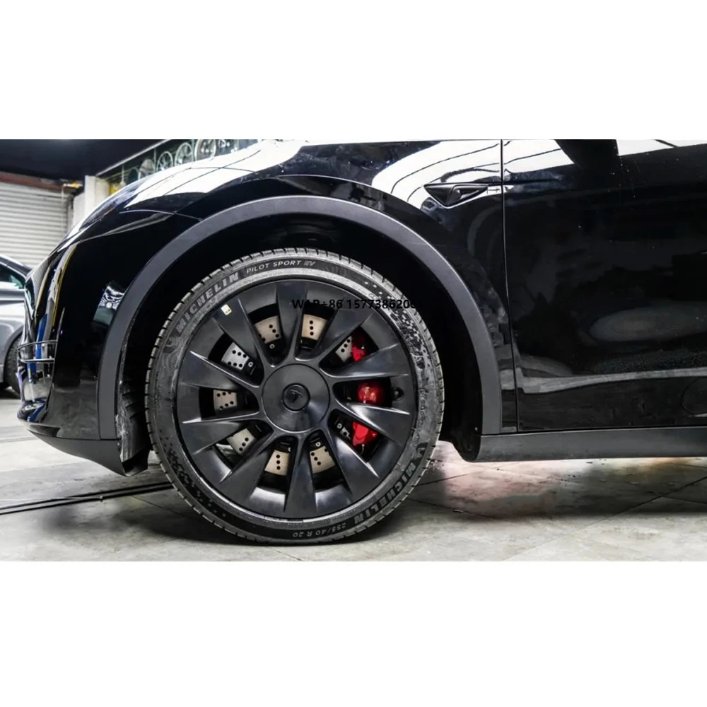 Kit Freni Anteriori Con Pinza Freno In Alluminio A 6 Pistoni Per Model Y, Model S, MODEL3, Model X 2019-2021-image