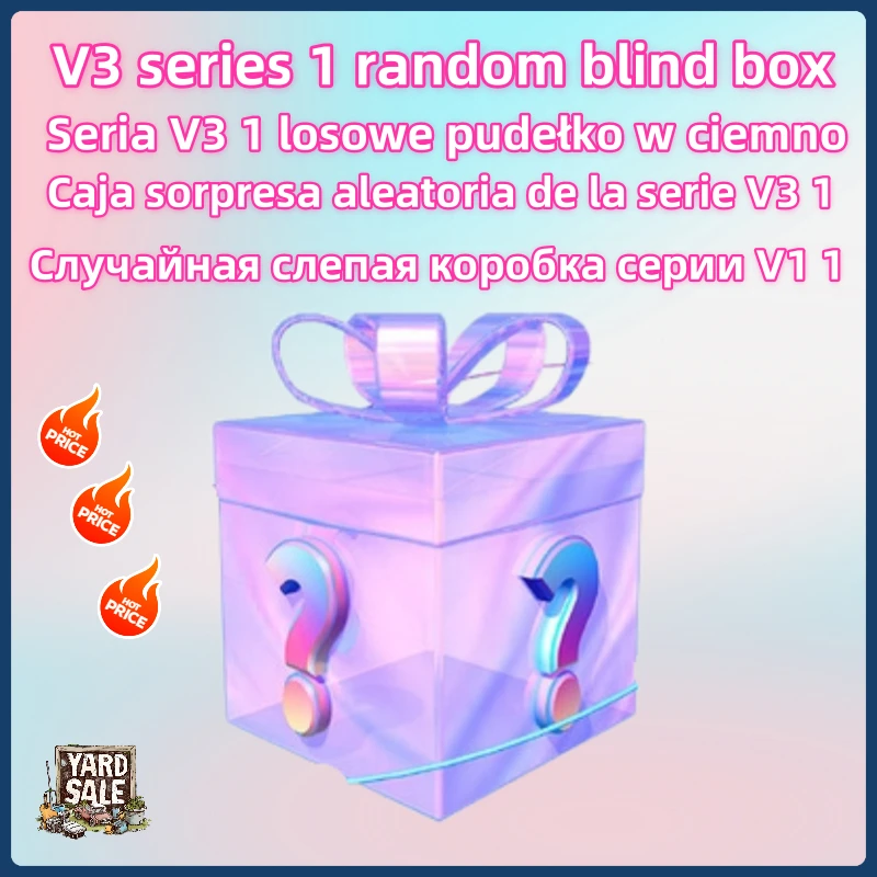 

ГОРЯЧАЯ ПРОДАЖА, глухая коробка для кукол V1、V2、V3, ручная работа, плюшевая виниловая игрушка, брелок для ключей, свяжитесь со службой поддержки клиентов, подарки в определенном стиле