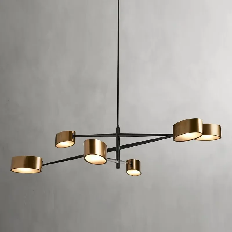 Modern Minimalist Creative Living Room Dining Room Led Long Chandelier Pendant Light