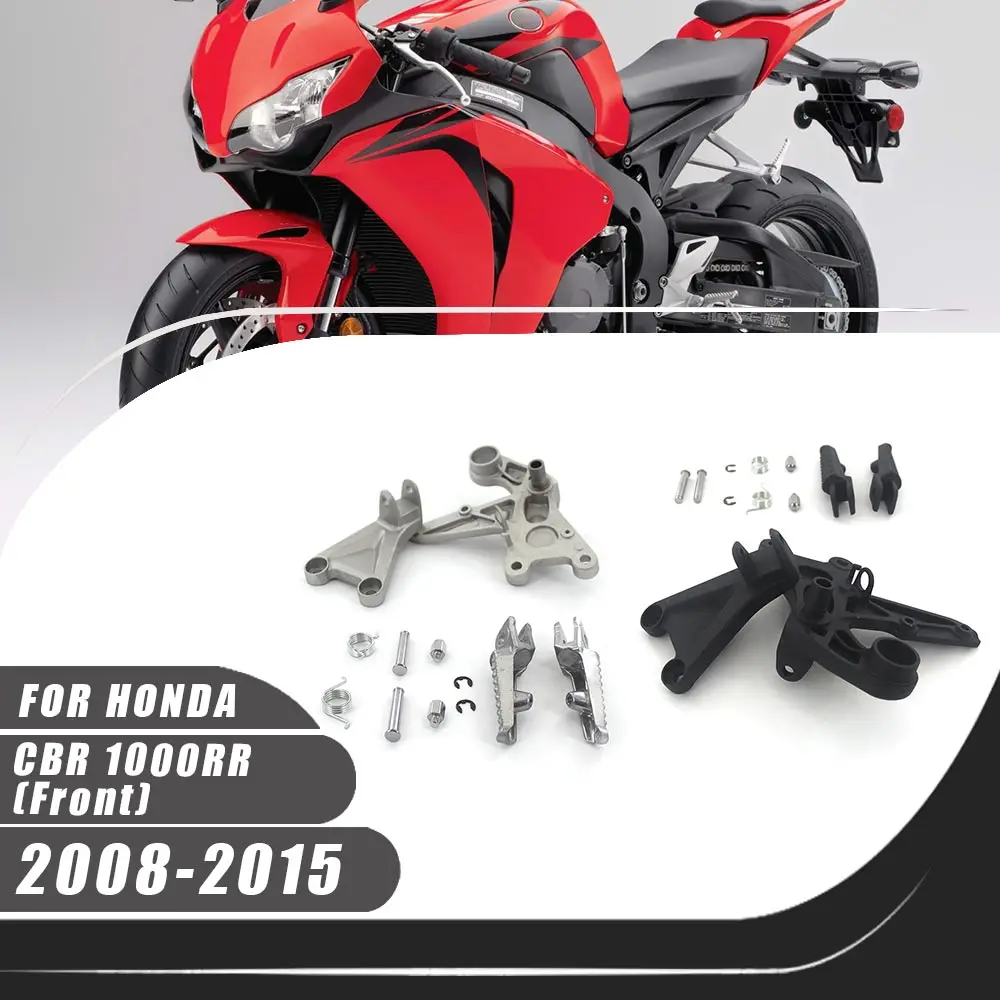 

Motorcycle Front Passenger FootPeg Bracket Footrest Set For Honda CBR1000RR 2008-2015 CBR 1000RR 2014 2013 2012 2011 2010