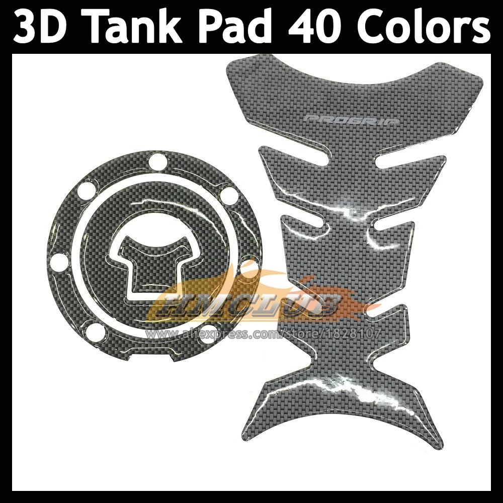 3D Carbon Fiber Tank Pad For KAWASAKI NINJA ER-6N ER6N ER 6N 12 13 14 15 16 2012 2013 2015 2016 Gas Tank Cap Protector sticker