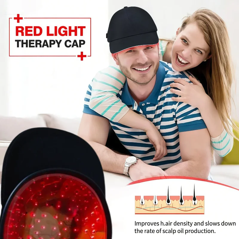 

Усовершенствованная шапочка для восстановления роста волос с 96 лазерными диодами, LLLT-терапия для лечения андрогенетической алопеции, мужской и женской идиопатической облысения, превосходное покрытие