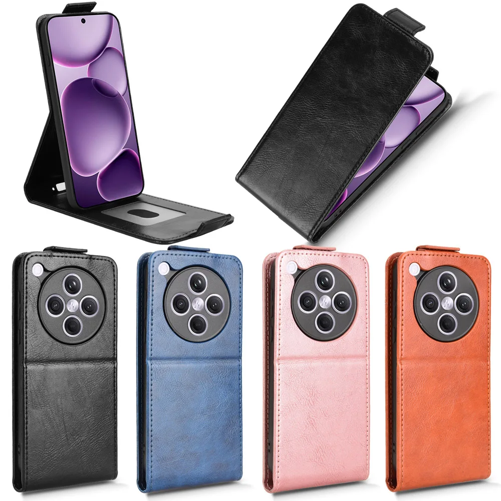 For OPPO Find X8S X8S+ Flip Vertical Case Luxury Retro Leather Book Card Holder Full Cover For OPPO Find X8S PLUS Phone Bags
