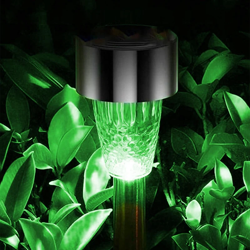 10PCS Solar Lights Outdoor Water-Resitant LED Lighting Solar Powered Outdoor Lights Solar Garden Lights