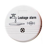 Wireless Water Alarm Independent Battery Water Alarm Sensor Detector 90dB Sounder Water Leakage Alarm Detector Home System DC9V
