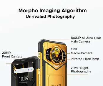 全球首發 DOOGEE S200 X 5G 三防手機,12GB+512GB 存儲,6.72 英寸 FHD+ 120Hz IPS 屏幕,天璣 7050 處理器,10100mAh 電池,33W 快充 6 最佳銷售 智慧型手機 - №3