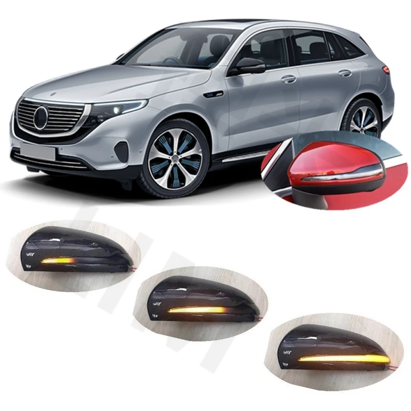 Fit for Mercedes Benz EQA H343 EQB X243 EQC N293 2022 2023 Dynamic LED Sequential Indicator Mirror Turn Light Signal