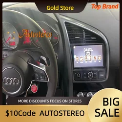 Carplay For Audi R8 Android 13 Car GPS Navigation Auto Stereo Head Unit Multimedia Player Radio Tape Recorder Music DVD Player