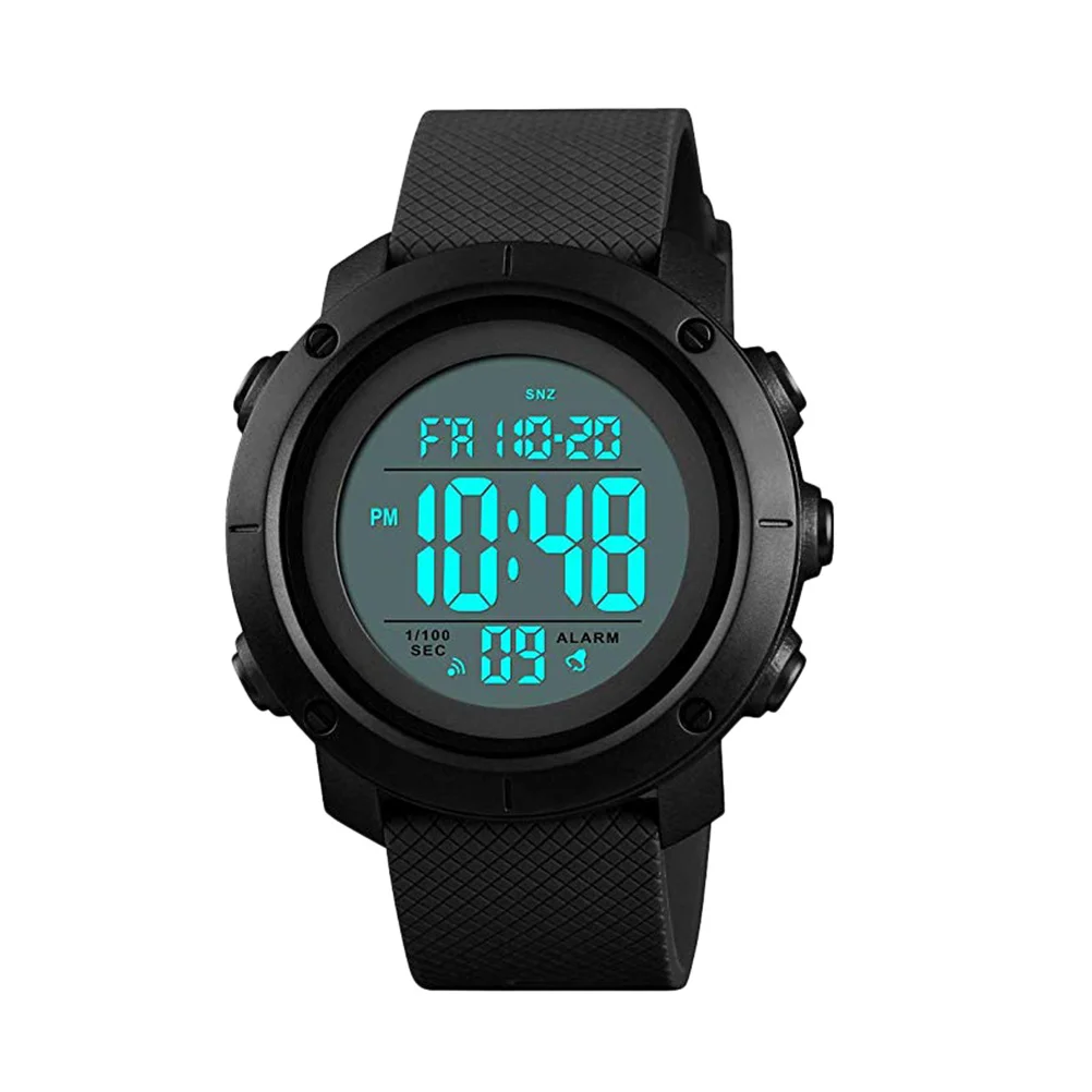 

Waterproof Digital Watch Men's Analog Quartz Sport Watch with El Light Alarm Stopwatch 50M Water Resistant Outdoor