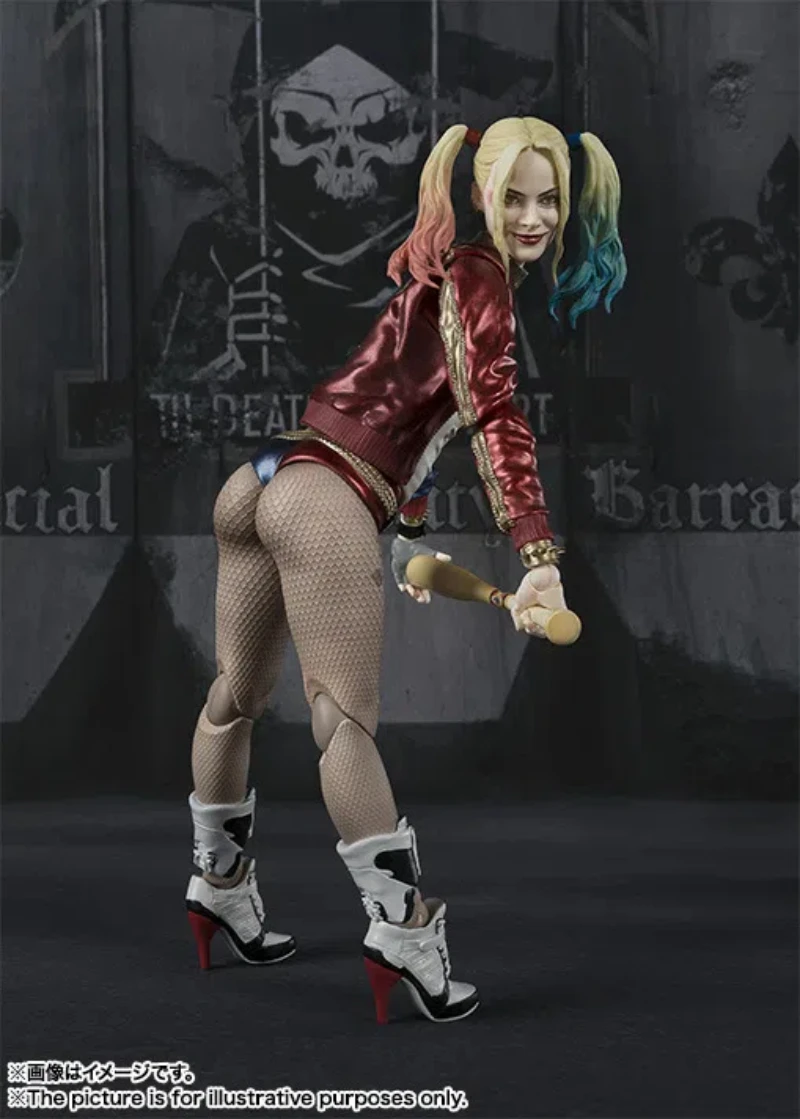 New Movie Suicide Squad Harley Quinn Joint mobility Action Figures PVC Model Statue Toys doll Desk Decor Collection Gifts boxed