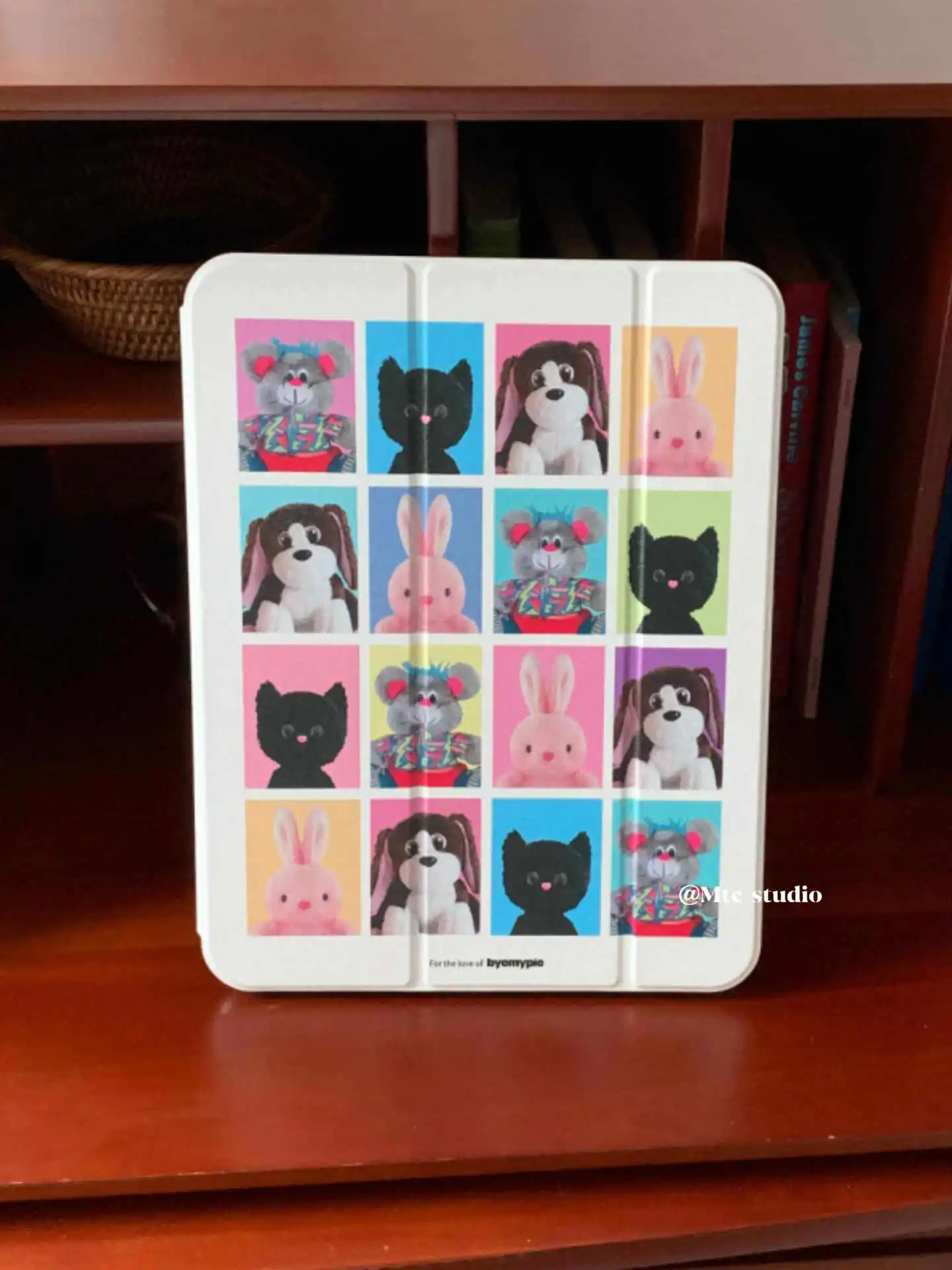 Cute Doll Big Head Y2K Case For iPad Air 11 10th 11th A16 9th Cover iPad Pro11 4 5 10.9in 12.9 M2 M3 M4 Mini 7 Pencil Holder
