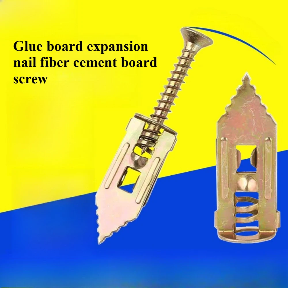 100pcs M3.5x30/40 Self-tapping Nail-driven Tapping Gypsum Board Expansion Nail Fiber Cement Board Heat Insulation Board Screws