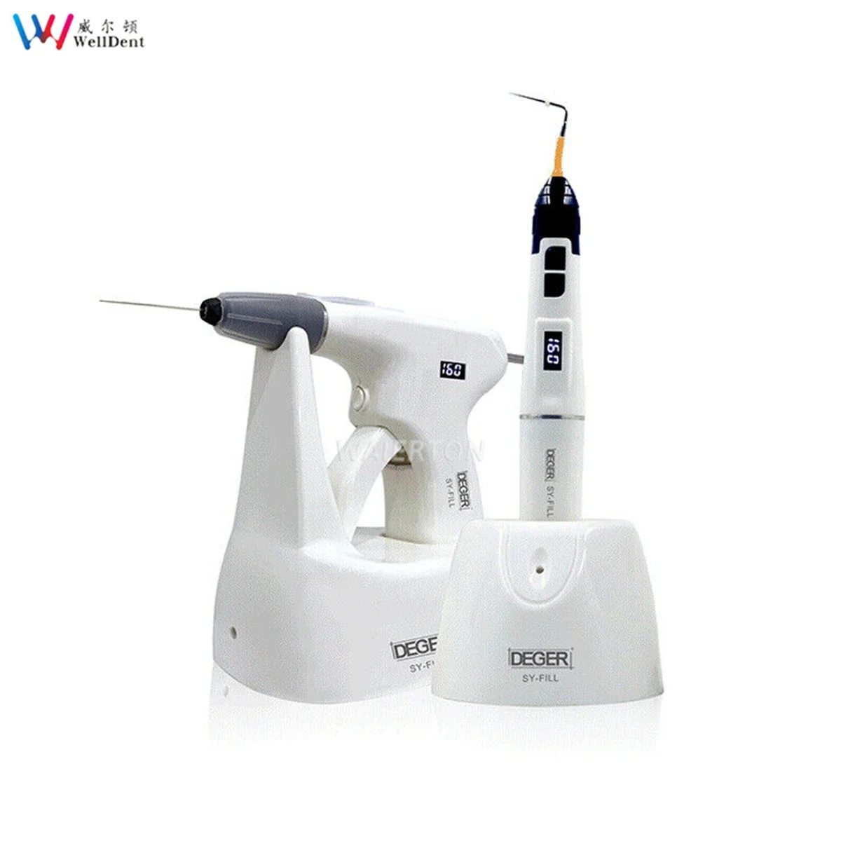 Dental Endo Obturation System Wireless 2 in 1 Filling Gun Percha Gutta Tips OLED LCD Display Endodontic Dentistry Tools