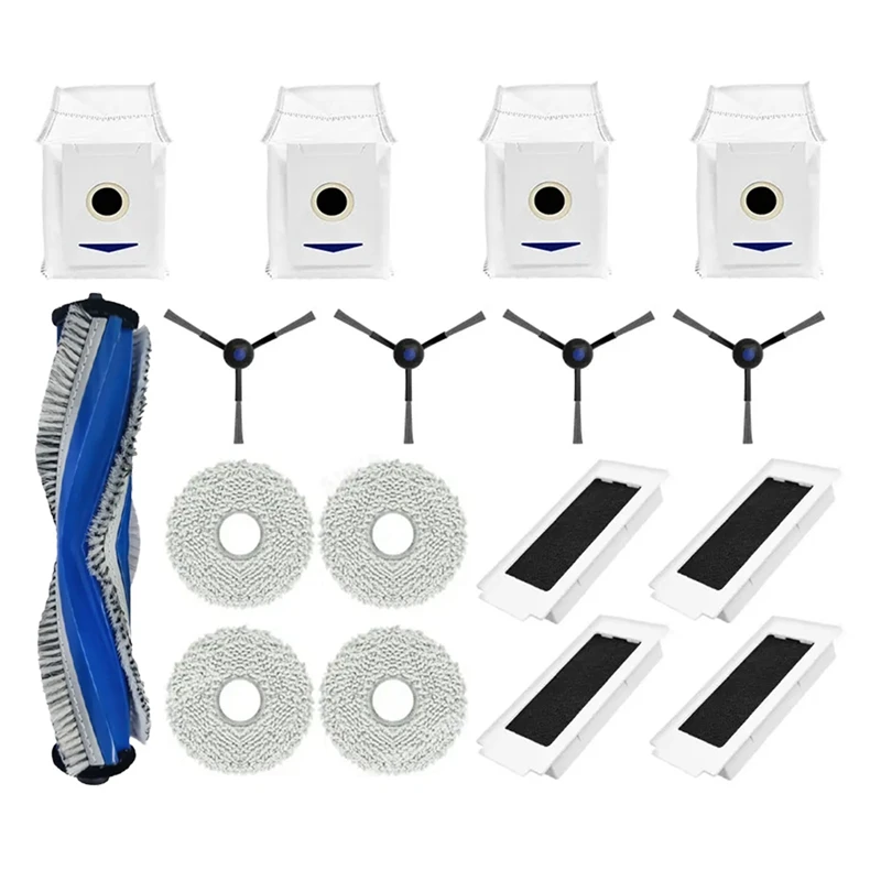 

The New For ECOVACS T30 PRO OMNI DDX14 / YEEDI M12 Pro+ Replacement Parts Accessories Main Side Brush Filter Mop Dust Bag