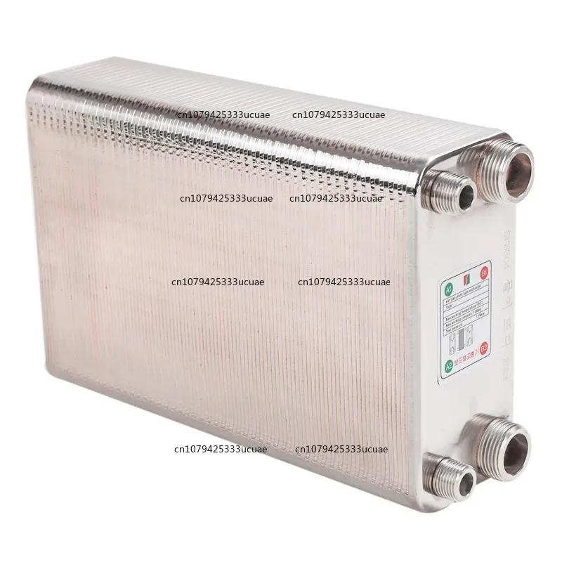100 Plates 20KW Heat Exchanger Beer Wort Chiller Cooler SUS 304 Stainless Steel for Homebrew Cooling