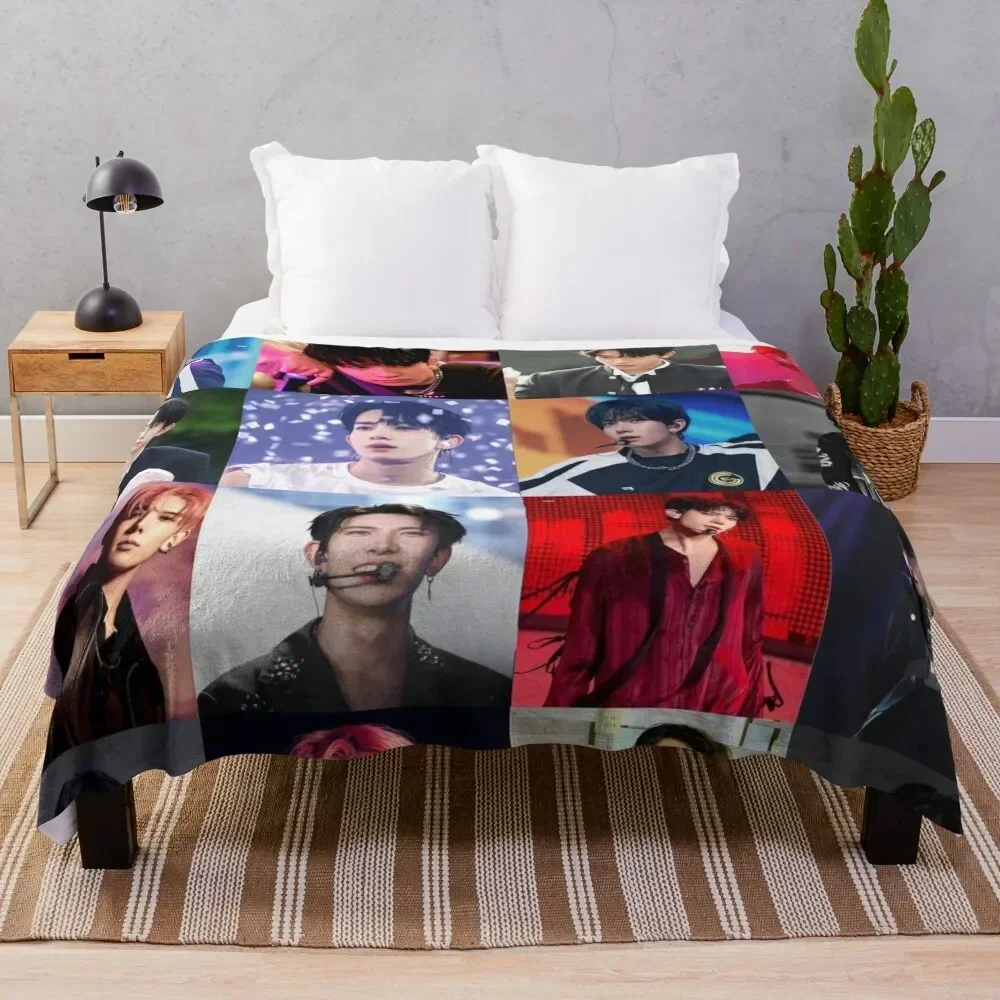 

Heeseung Collage Throw Blanket Luxurious Soft Blanket Holiday Gift for Family