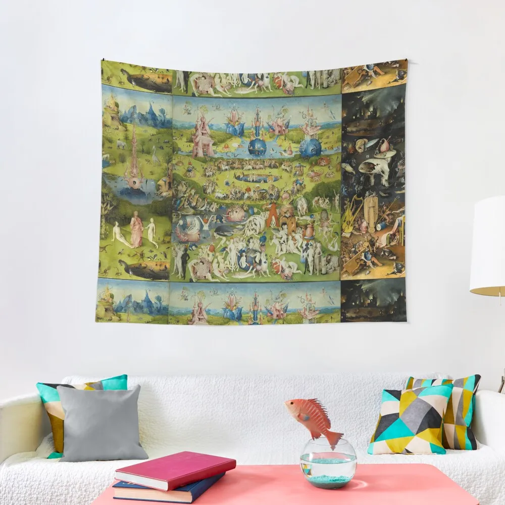 The Garden of Earthly Delights by Hieronymus Bosch Tapestry Bedroom Decoration Home Decorations Room Aesthetic Decor Tapestry