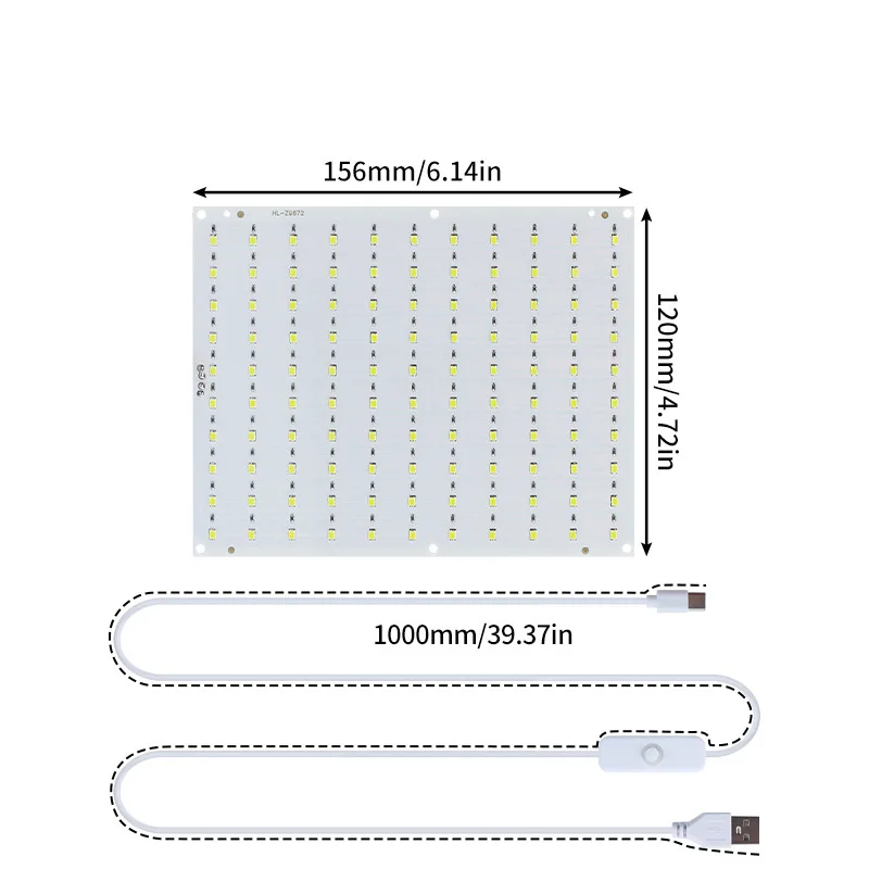 USB-Powered LED Backlight Panel for Printers Featuring Four-Color Lighting Effects and Embossed Diffusion Technology