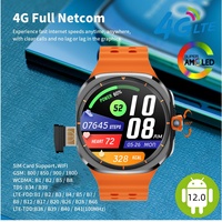 Upgrade Android 12.0 Smart Watch Ultra 1:1 4G/5G Smartwatch With 180° Rotary Camera GPS WIFI Sim Card Slot Compass App Download