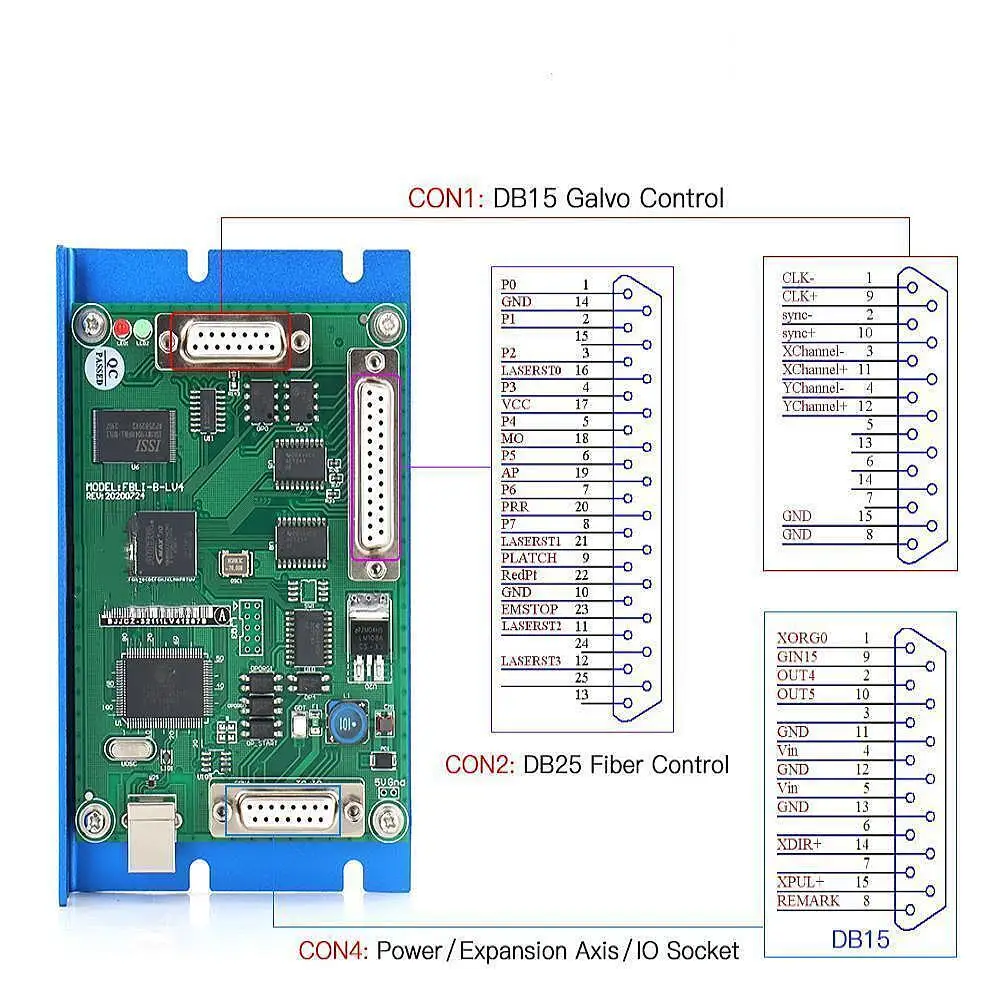 Ezcad2 software for JCZ control card of fiber laser marking machine