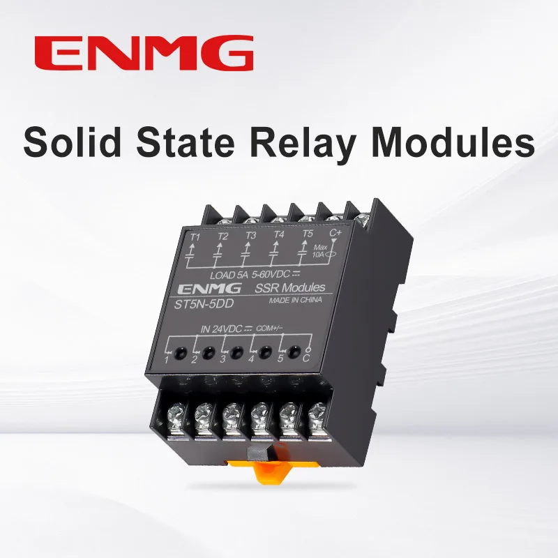 Optically Isolated Multi-Circuit Solid State Relay Module 24V DC Control DC DIN-Rail Module 220V AC PLC Output Amplifier Control