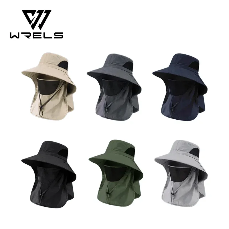 Sommer-Sonnenhut mit UV-Schutz, atmungsaktiv, für Angeln und Camping, Visor-Bucket-Hat für Männer und Frauen, Nackenschutz, Outdoor-Sport, Wandern, Visor-Hut