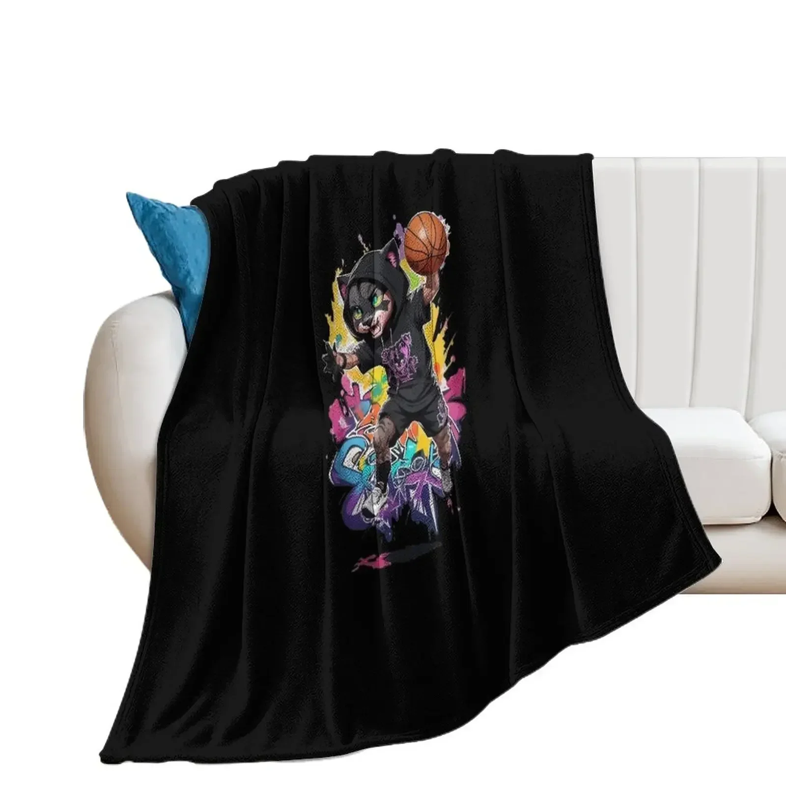 

Street BasketBall Player Throw Blanket heavy to sleep Bed Blankets