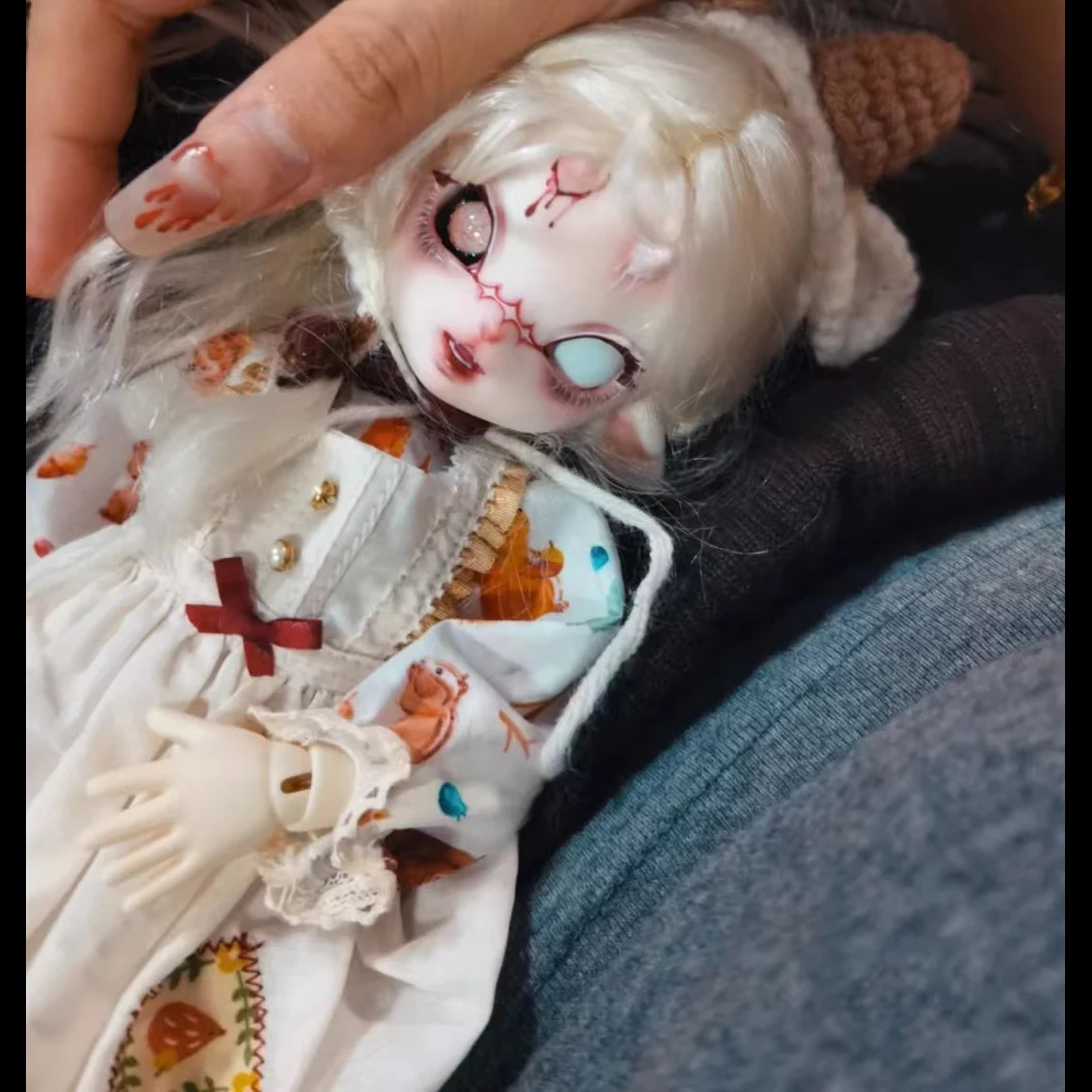 

1/6 BJD кукла из смолы DIY милая девочка овечка без макияжа кукла голова кукла игрушки подарки