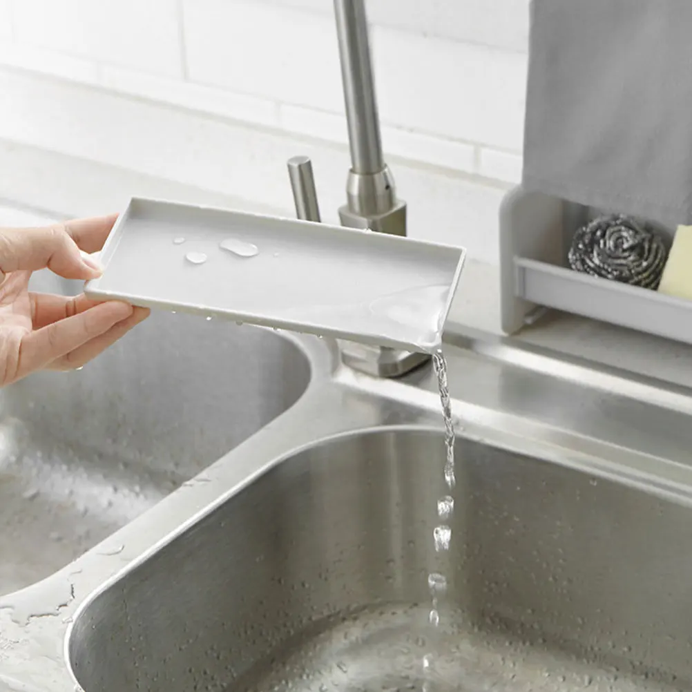 

Rag Hanger Sink for Sponges Kitchen Dishcloth Holder Household Storage Stand Premium Material Easy Assembly for Sponges