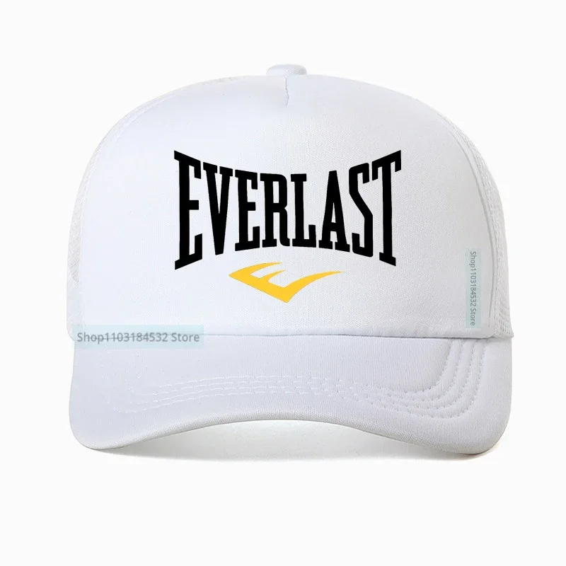 Czapka z daszkiem Everlast z daszkiem męska siłownia Everlast Logo letnia oddychająca siateczkowa czapki z prostym daszkiem Casquette