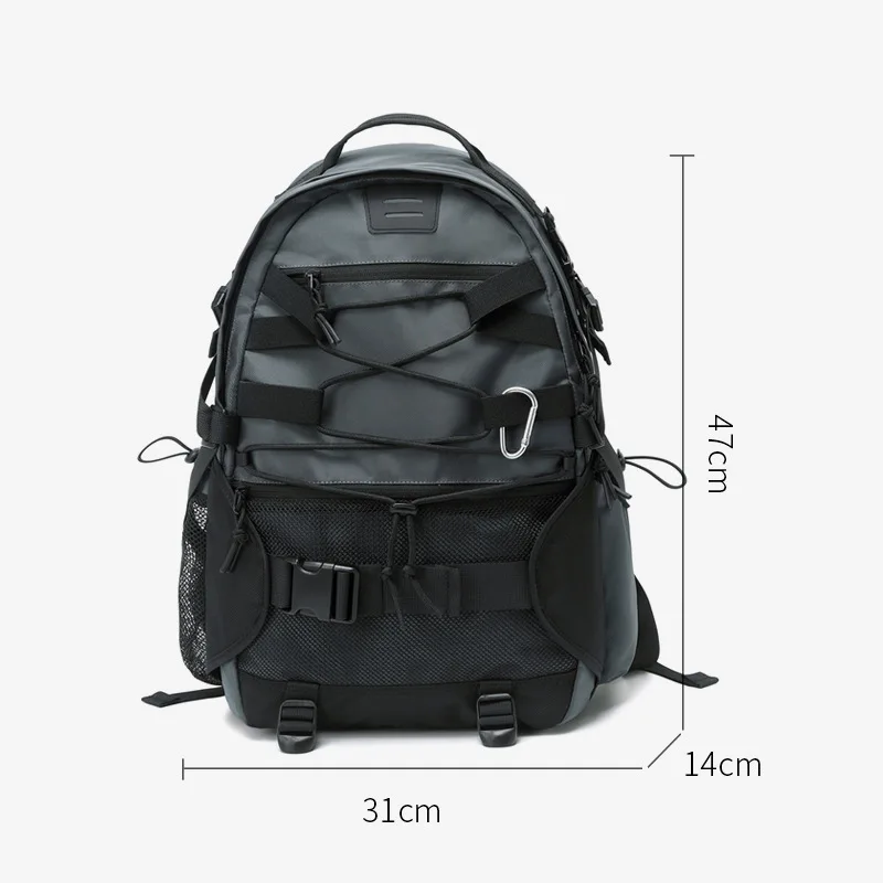 Chikage Large Capacity College Students Travel Backpack Multi-function Unisex Portable Backpack Fashion Trend Waterproof Bag