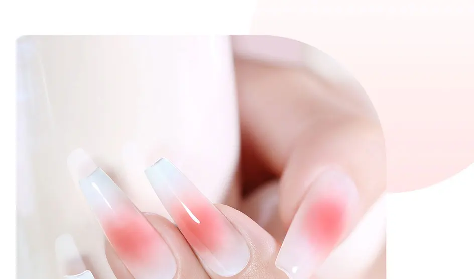 Clou Beaute Transparenter Französischer HEMA TPO FREIER Gel-Nagellack Durchscheinend Nude Rosa Rot Jelly Milchig Weißer Lack Farbige Nagelkunst – Detail 12