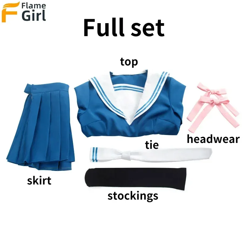 New Anime Fruits Basket Cosplay Costume Tohru Honda Student Uniform JK  Set Top Skirt Wig Sailor CAKIBD61252025