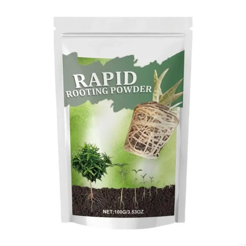 

100g Plant Growth Rooting Powder for Soil Nutrient Use for Home Gardens and Agricultural Field C5AD