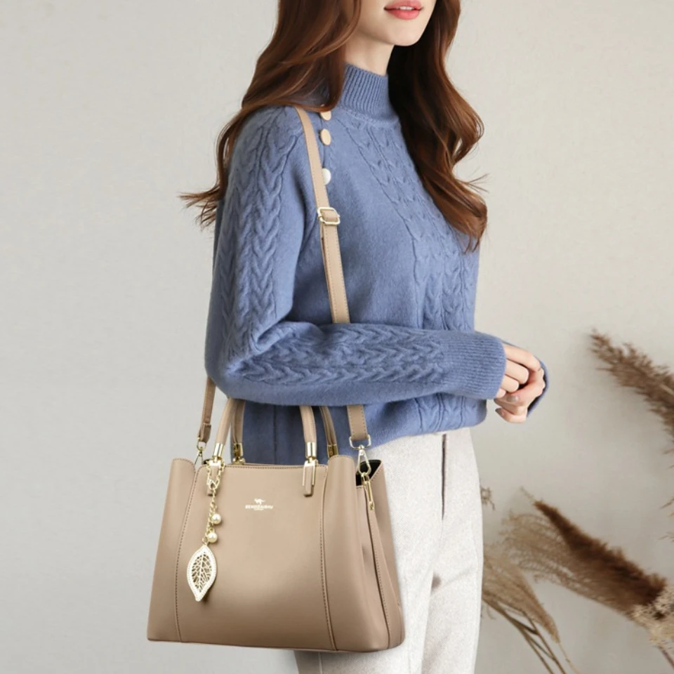Luxury Designer Women's 3 Laye - Doctor Bag Leather 评论和价格