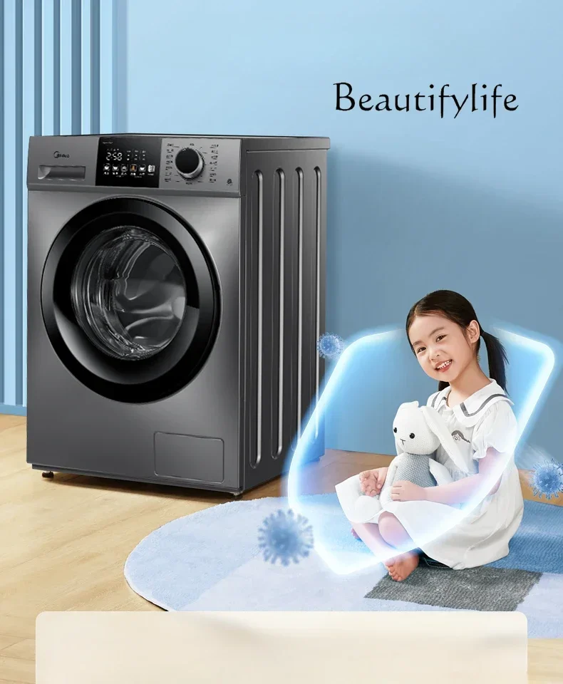 10kg Washing Machine Household Automatic Sterilization Mite Drum Washing, Drying and Washing All-in-One Machine