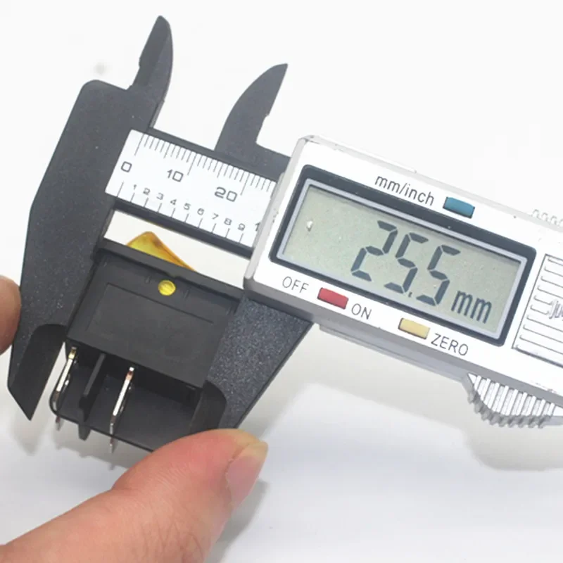 KCD4 Rocker Switch Power Switch 3 Position 6 Pins Electrical Equipment with Light Switch 16A 250VAC/ 20A 125VAC 1PCS