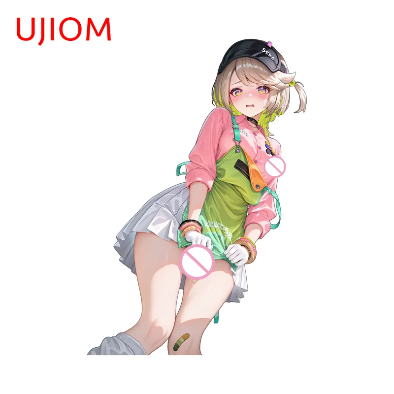 UJIOM Japanese Anime Shemale Wall Sticker Personality Game Room Bookcase Vinyl Decal Scratch-Proof Windows Cupboard Stickers