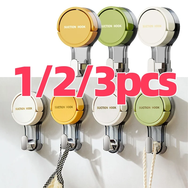 Suction Cup Hook, Strong Vacuum, No Punching, Adhesive Hook, Towel Rack, Kitchen, Bathroom, Bathroom, Wall, No Marks, Movable