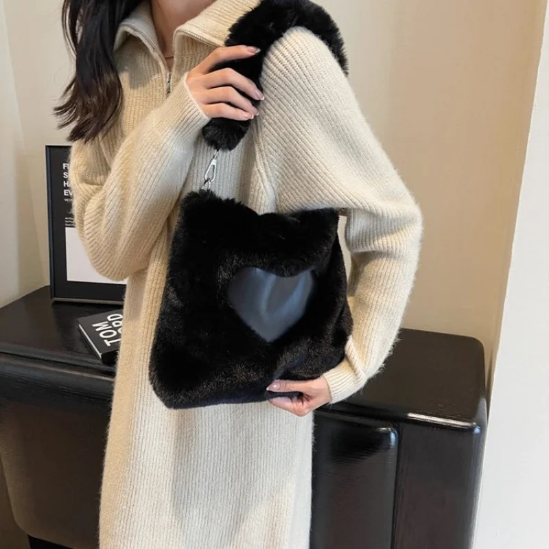 

Minimalist Unique Vintage Tote Bag Solid Color Large Capacity For Shopping And Leisure Elegant
