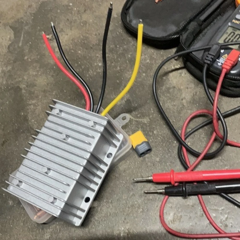 Step Down 48V to 12V 30A 360W DC-DC Converter Voltage Regulator IP68 Waterproof Voltage Reducer for Golf Cart Club Car Forklifts