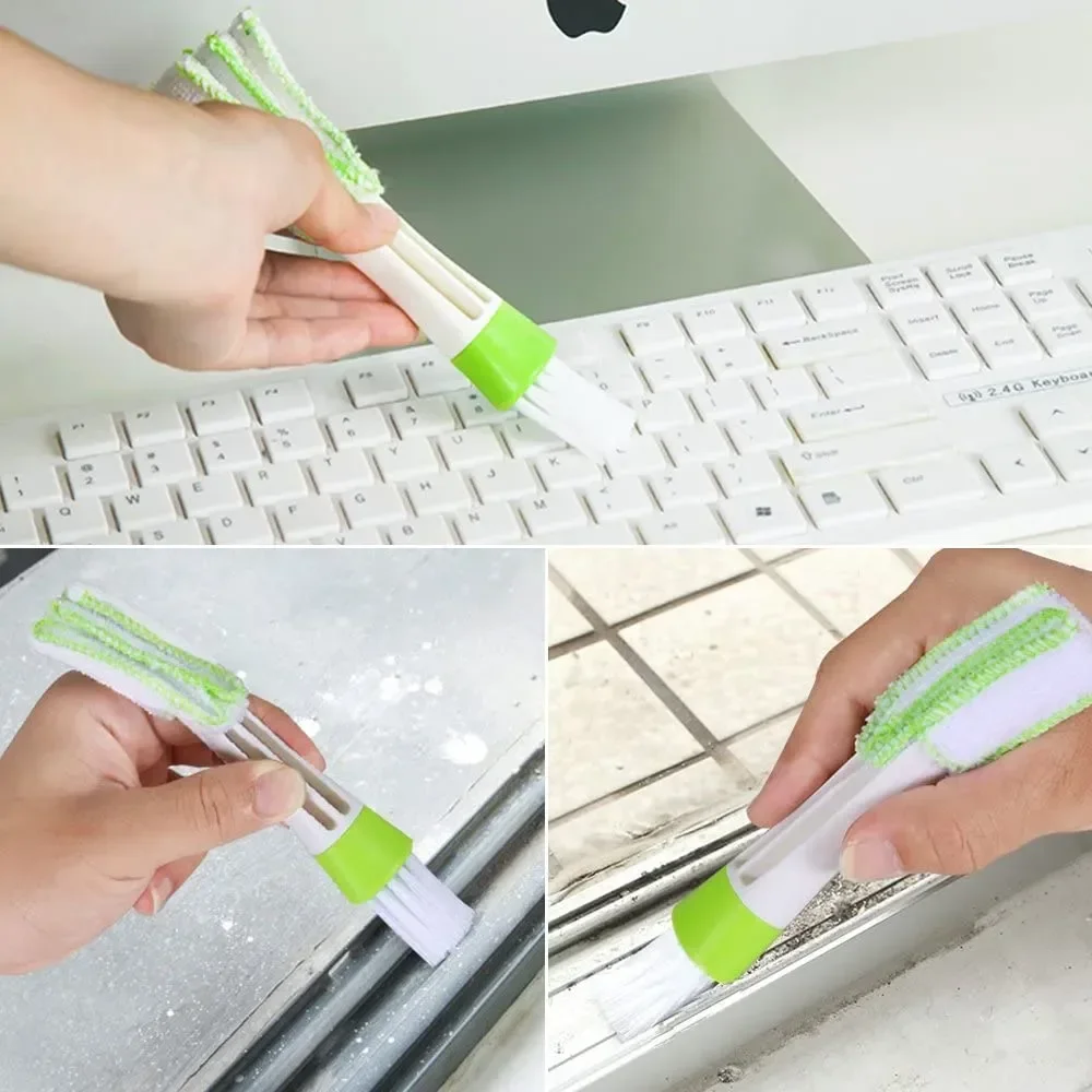 Brosse universelle pour évent de climatisation de voiture, outils de détail intérieurs, 3 pièces