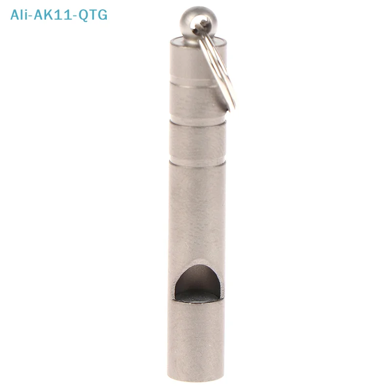 

New Pure Titanium Single-Barrel Whistle With Cord Outdoor Portable Emergency Survival Camping Hiking Exploring Camping Whistle