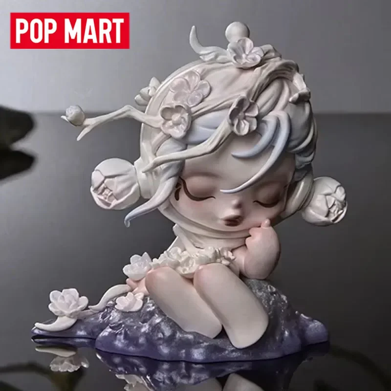 POP MART SKULLPANDA The Ink Plum Blossom Series Genuine Mystery Box Blind Box Guess Bag Toys Doll Cute Desktop Ornaments