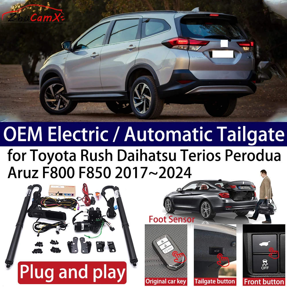 

for Toyota Rush Daihatsu Terios Perodua Aruz F850 2017~2024 Car OEM Power Electric Automatic One-Click Smart Liftgate Tail Gate